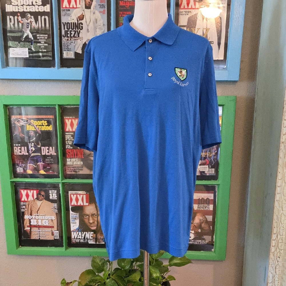 Bobby Jones Blue Polo Shirt Classic Style